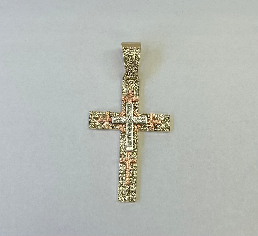 Hip Hop Cross Pendant