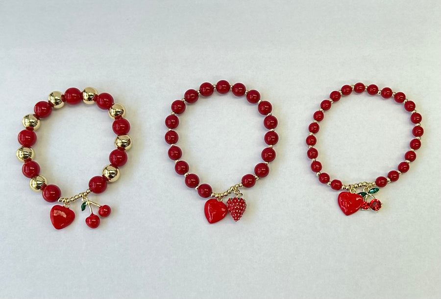 Stretchy Cherry Bracelet’s