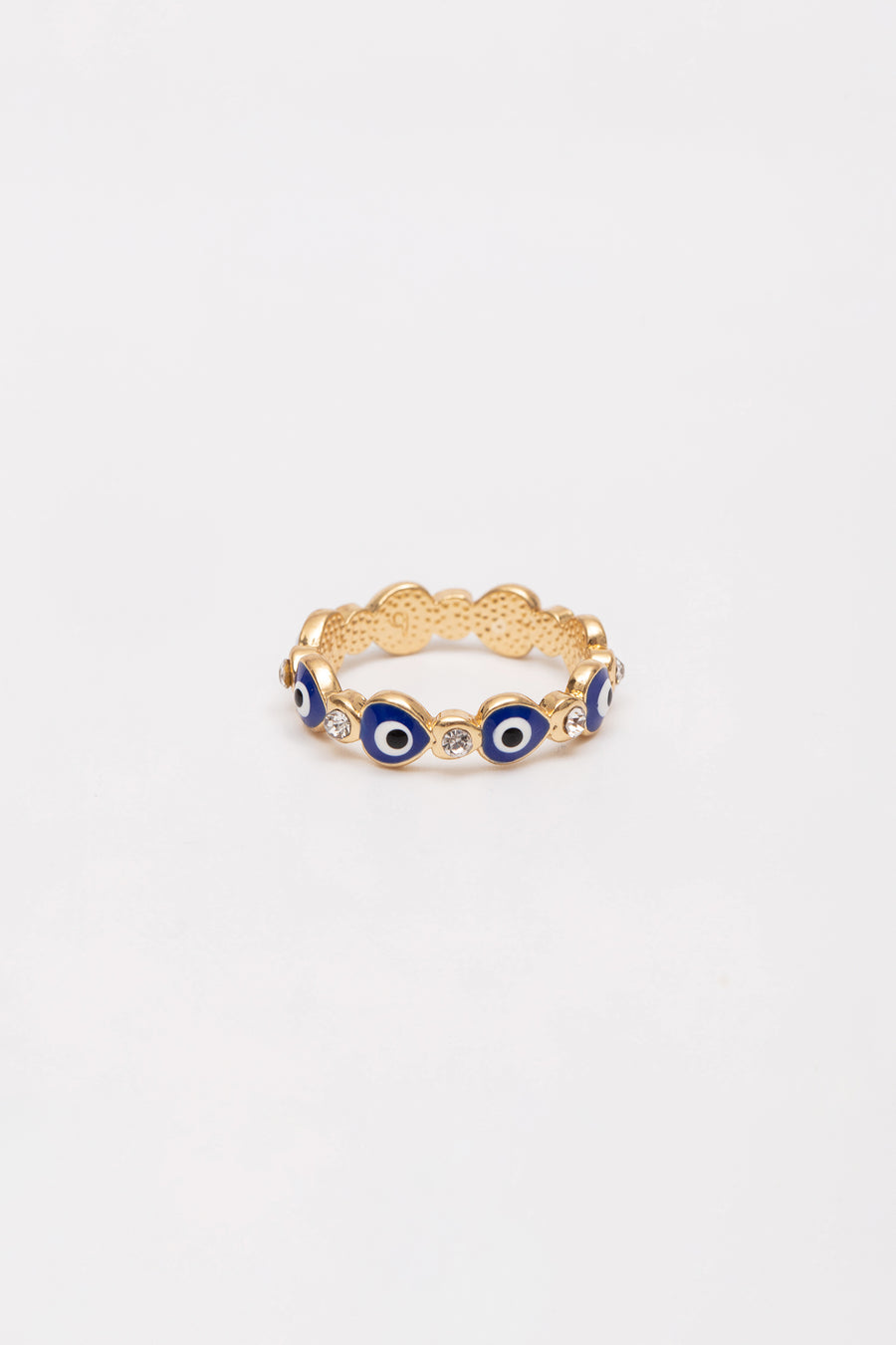 Evil Eye Ring, Blue