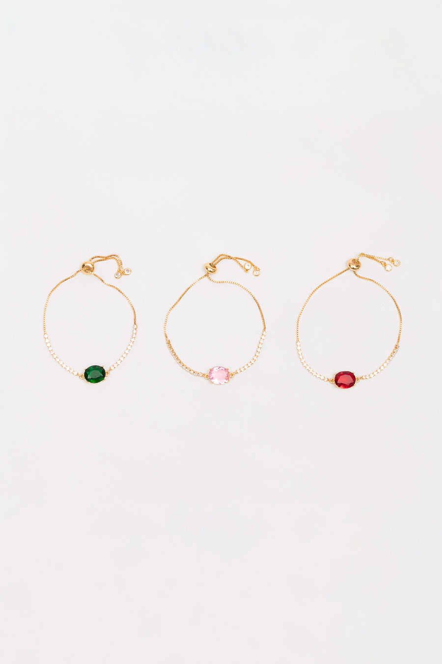 Oval Adjustable Bracelet, 3 Colors